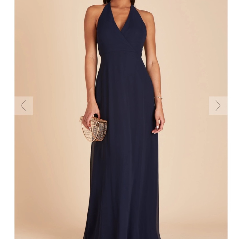 Navy Bridesmaid’s Dress